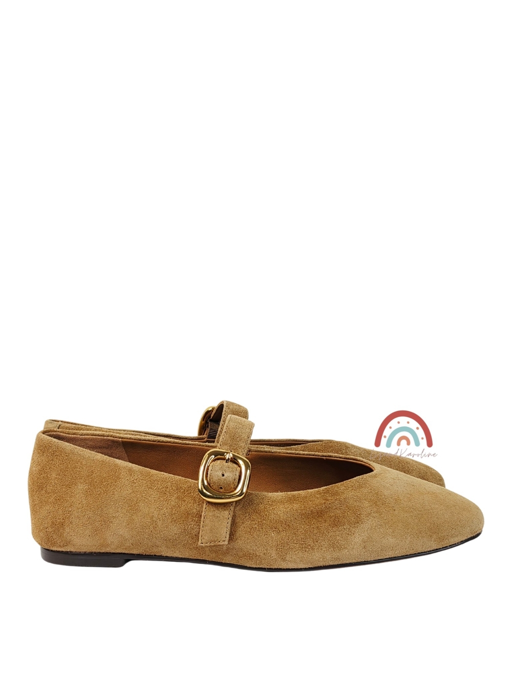 New! Madewell The Remy Mary Jane in Suede Dried Acorn 10 - Picture 4 of 12